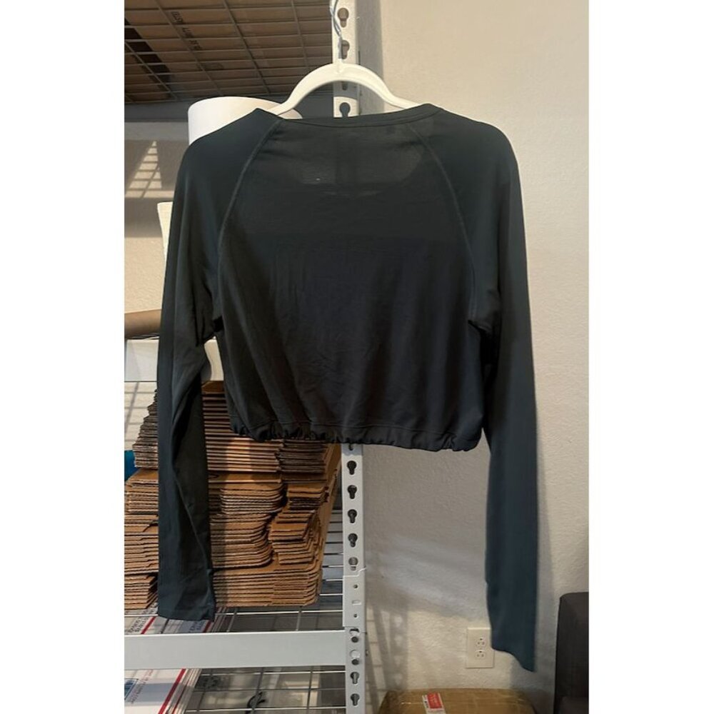 Gymshark Breeze Lightweight Seamless Womens Long Sleeve Crop Top Size Small - Picture 3 of 4